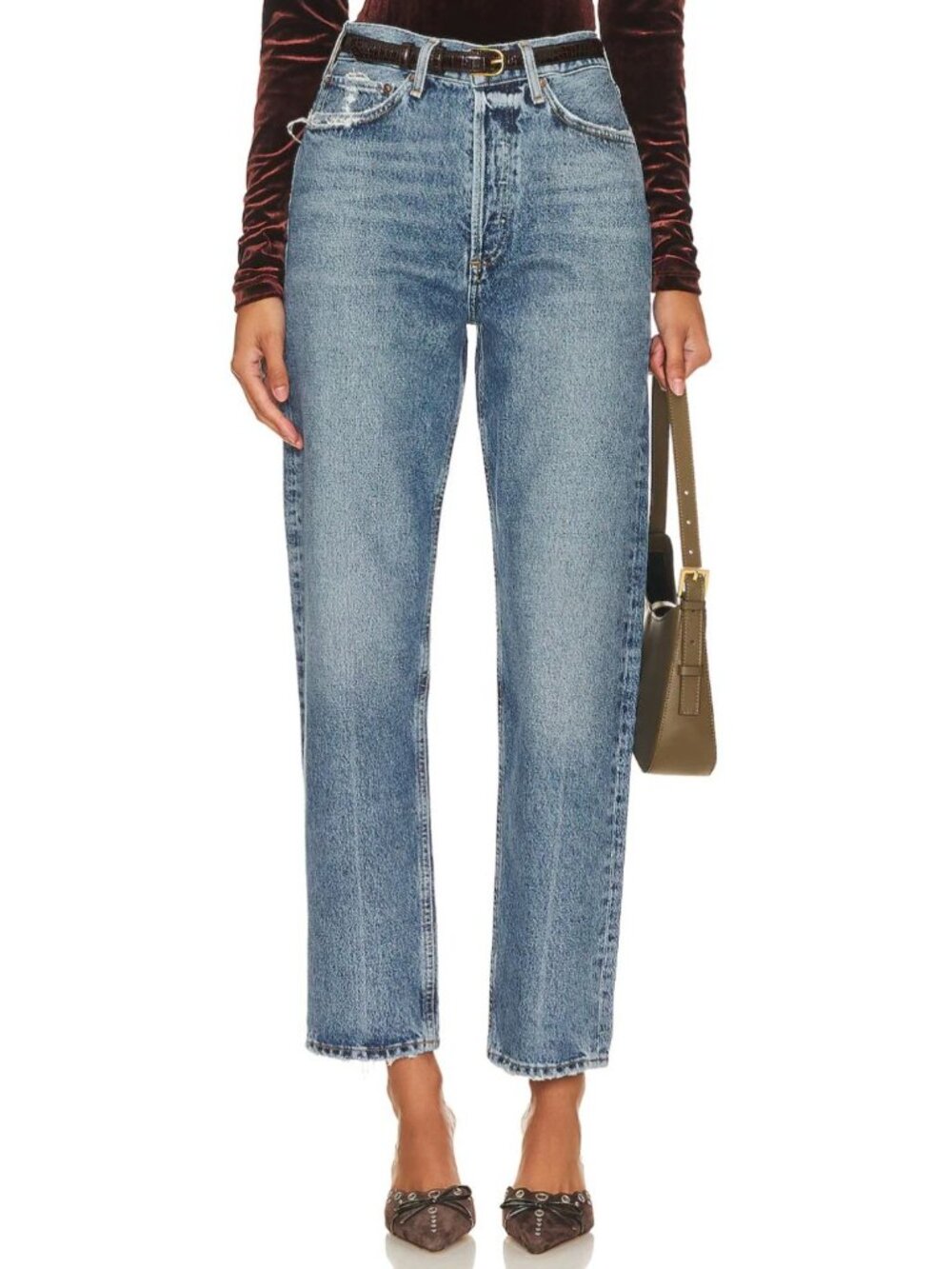 Agolde 90s Mid Rise Loose Fit Jeans-sz 28